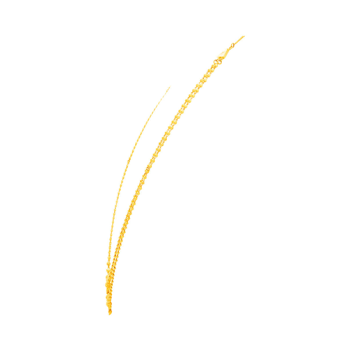 Effortless Style Long Gold Necklace