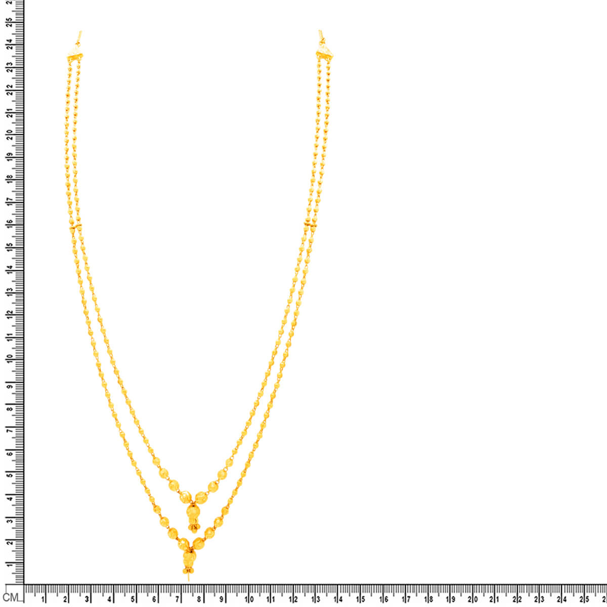 Effortless Style Long Gold Necklace