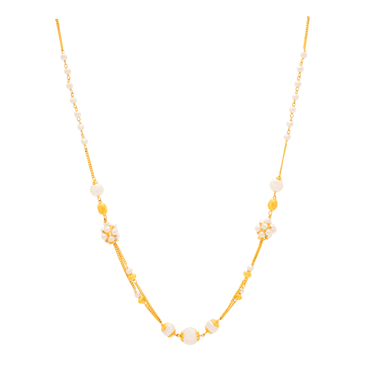 Radiant Simplicity Gold Mala