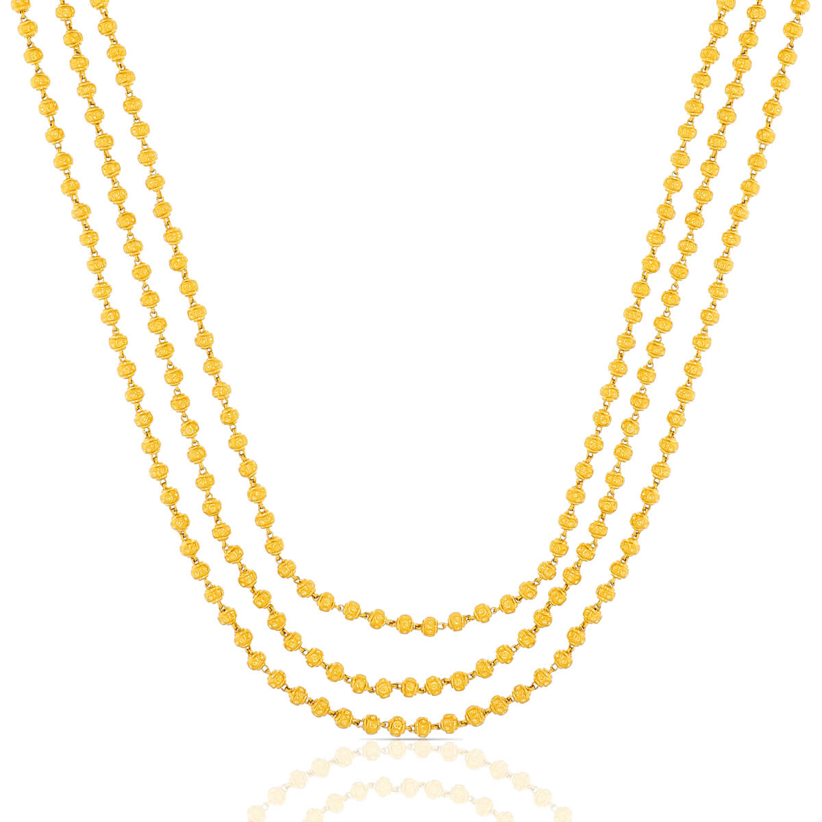 Serene Glow Gold Mala