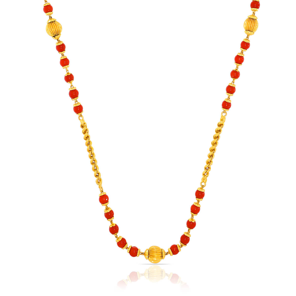 Contemporary Glow Gold Mala