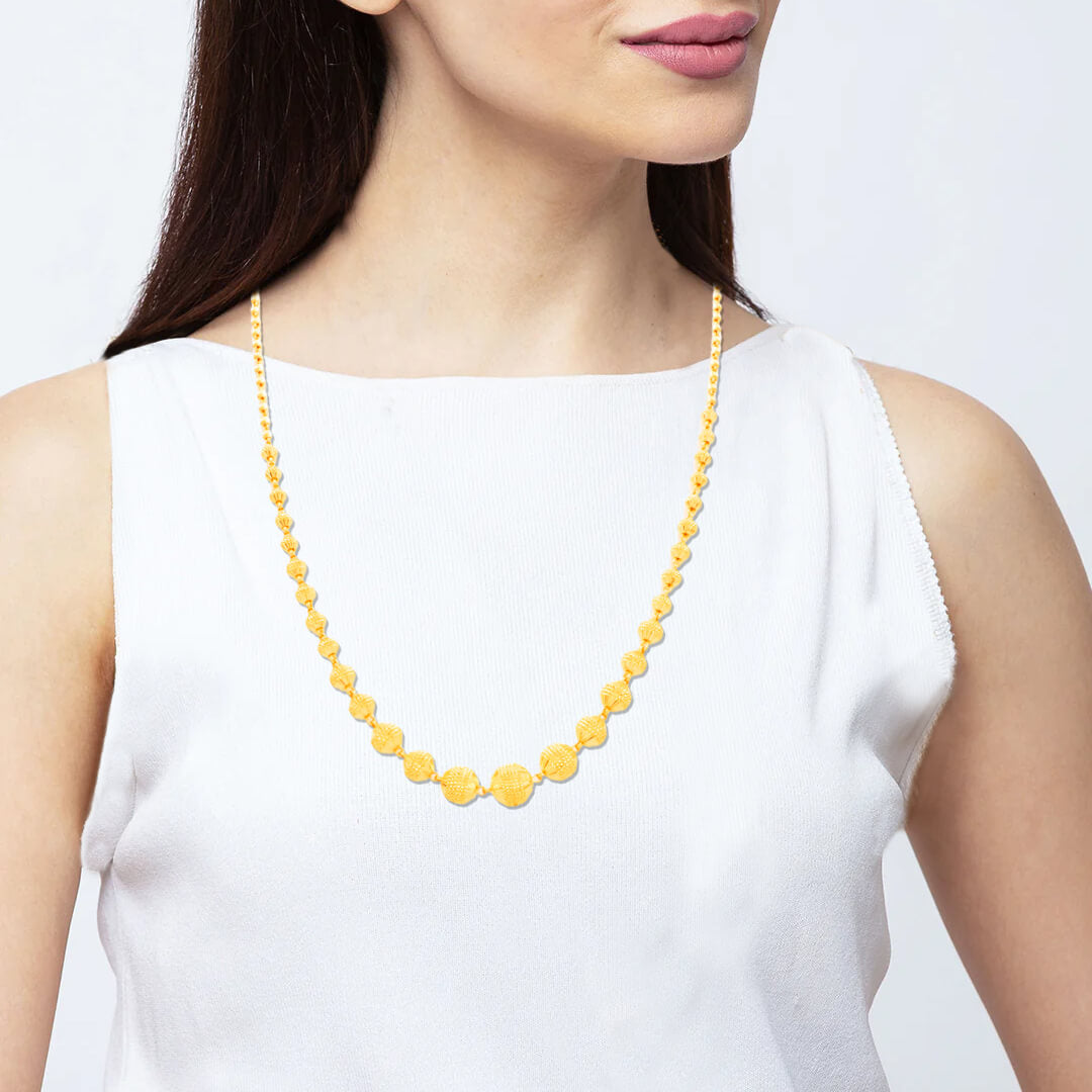 Warm Charm Gold Mala