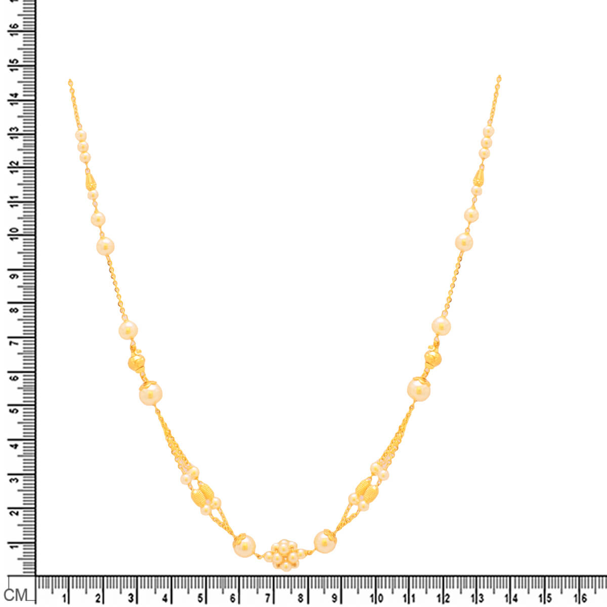 Stunning Mehrunisa Gold Mala