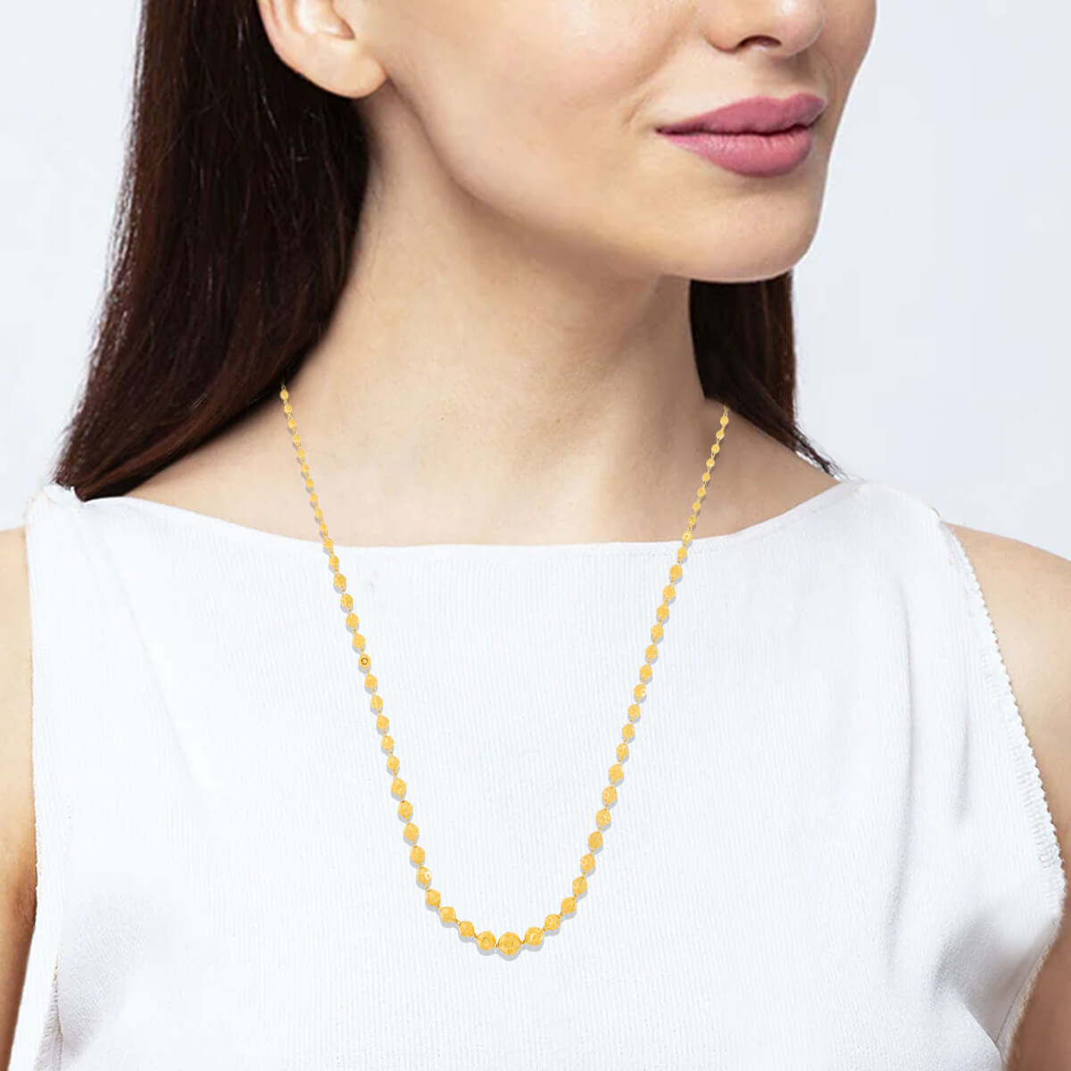 Delicate Shine Gold Mala