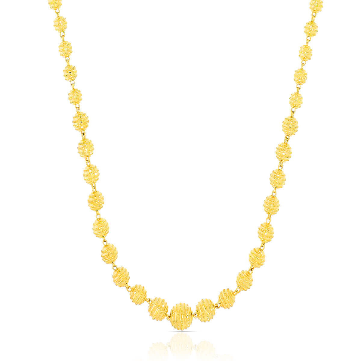 Subtle Gleam Gold Mala