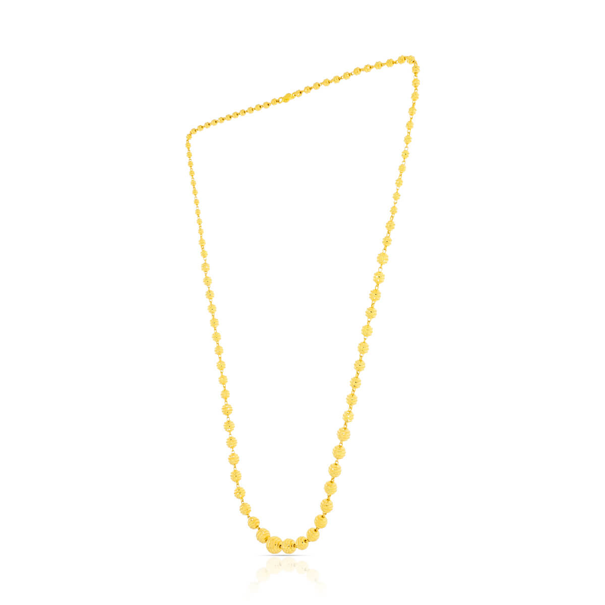 Subtle Gleam Gold Mala