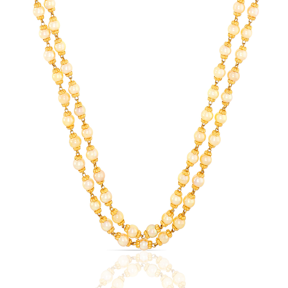 Soft Radiance Gold Mala
