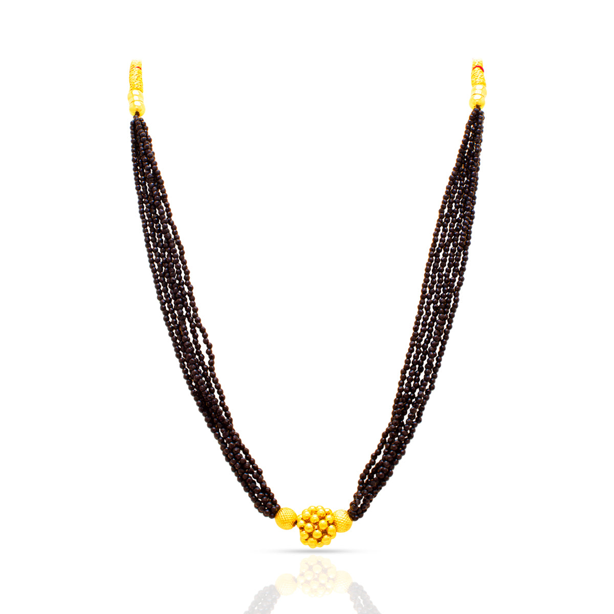 Dark Harmony Gold Mala