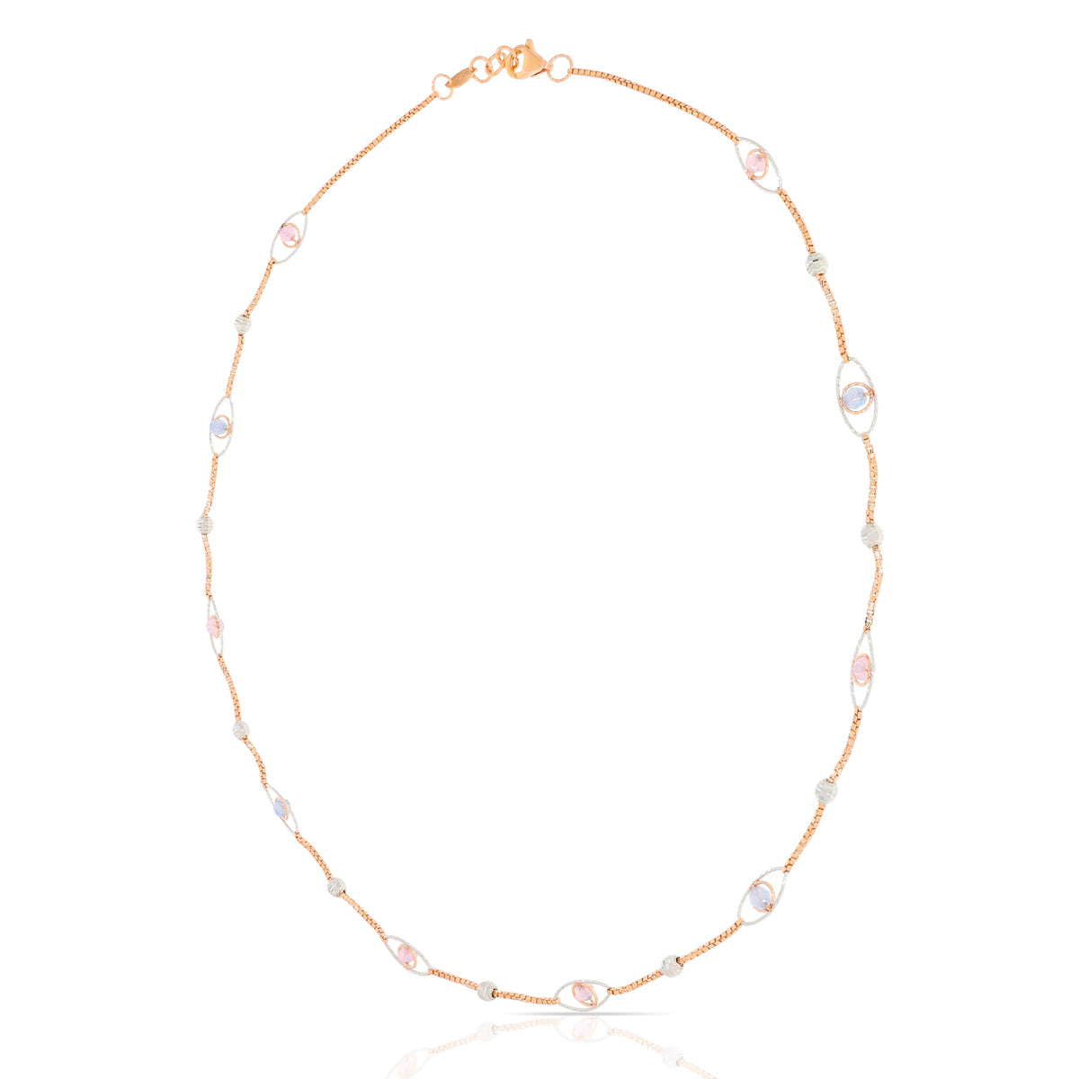 Serene Radiance 18K Gold Short Necklace