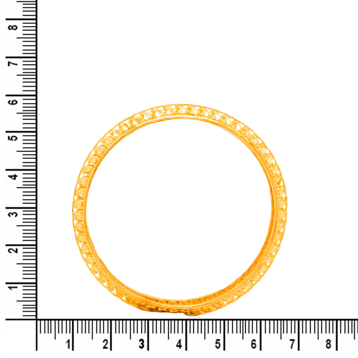 Stunning Grace Gold Bangle