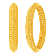 Gold Bangle with Vintage Flair