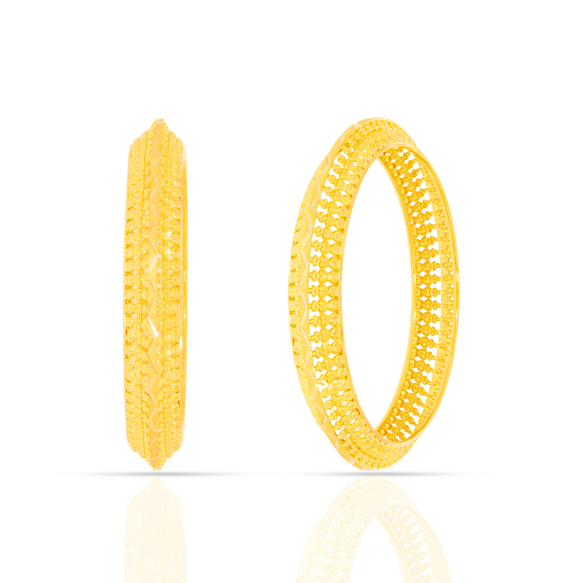 Exquisite Glow Gold Bangle