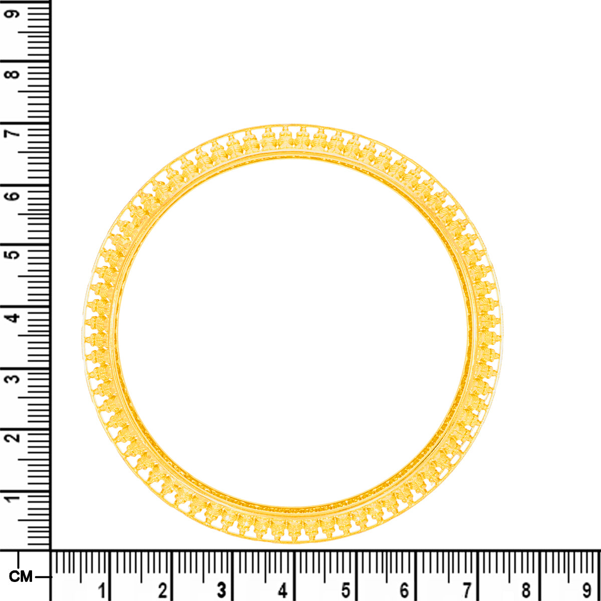 Exquisite Glow Gold Bangle