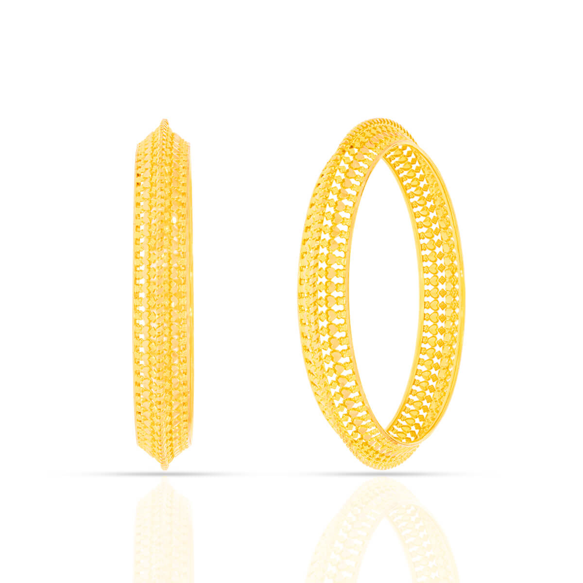 Illuminous Grace Gold Bangle