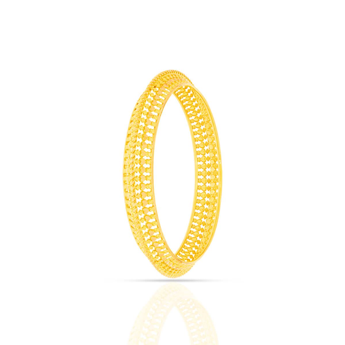 Illuminous Grace Gold Bangle