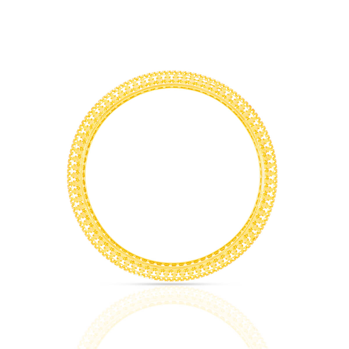 Illuminous Grace Gold Bangle