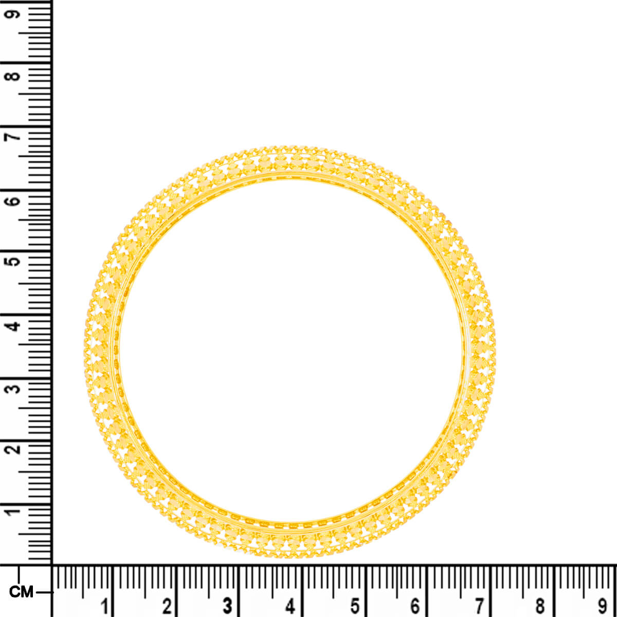 Illuminous Grace Gold Bangle