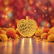 Gold Plated Silver Apta Pan 3 Gm