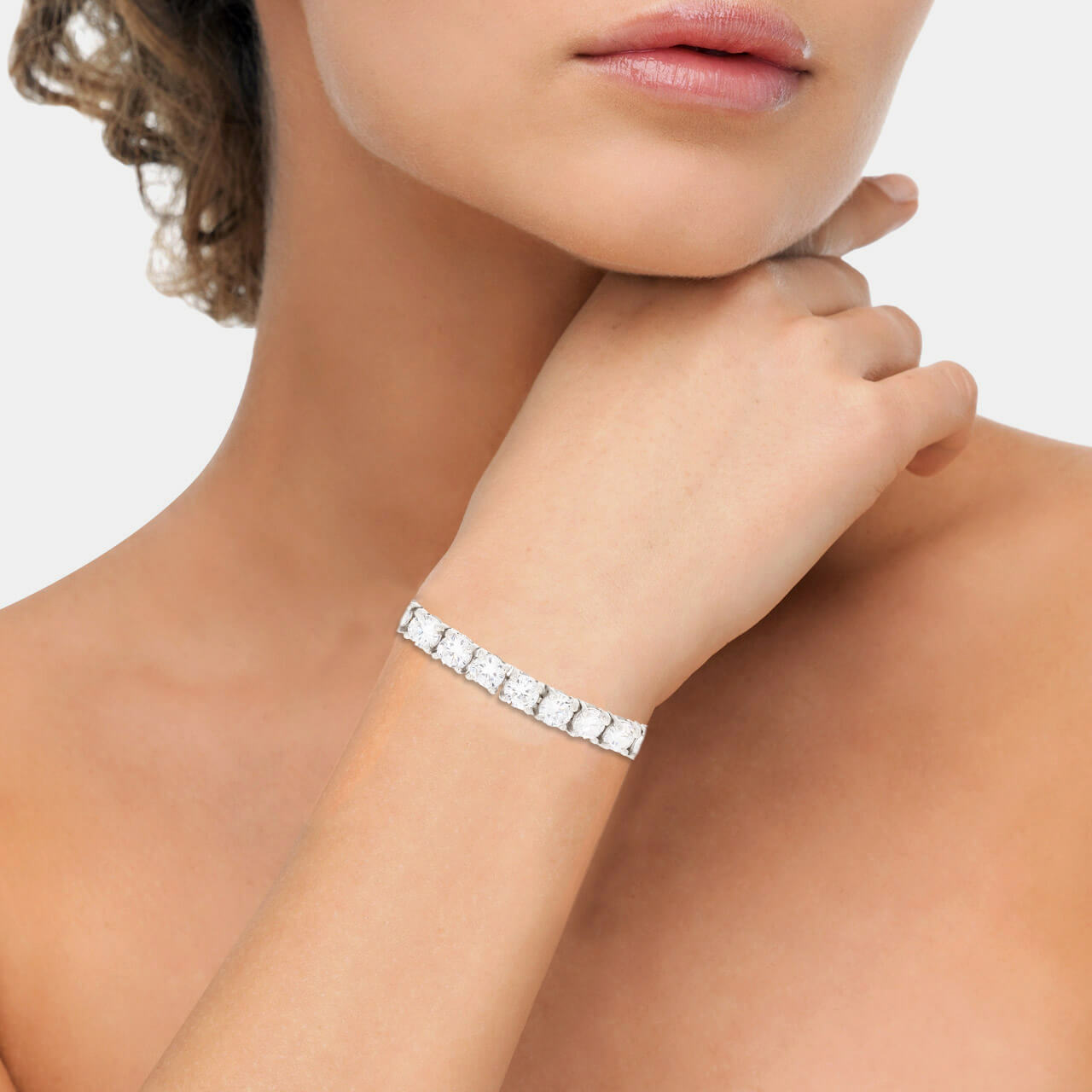 Sterling Silver Tennis Bracelet