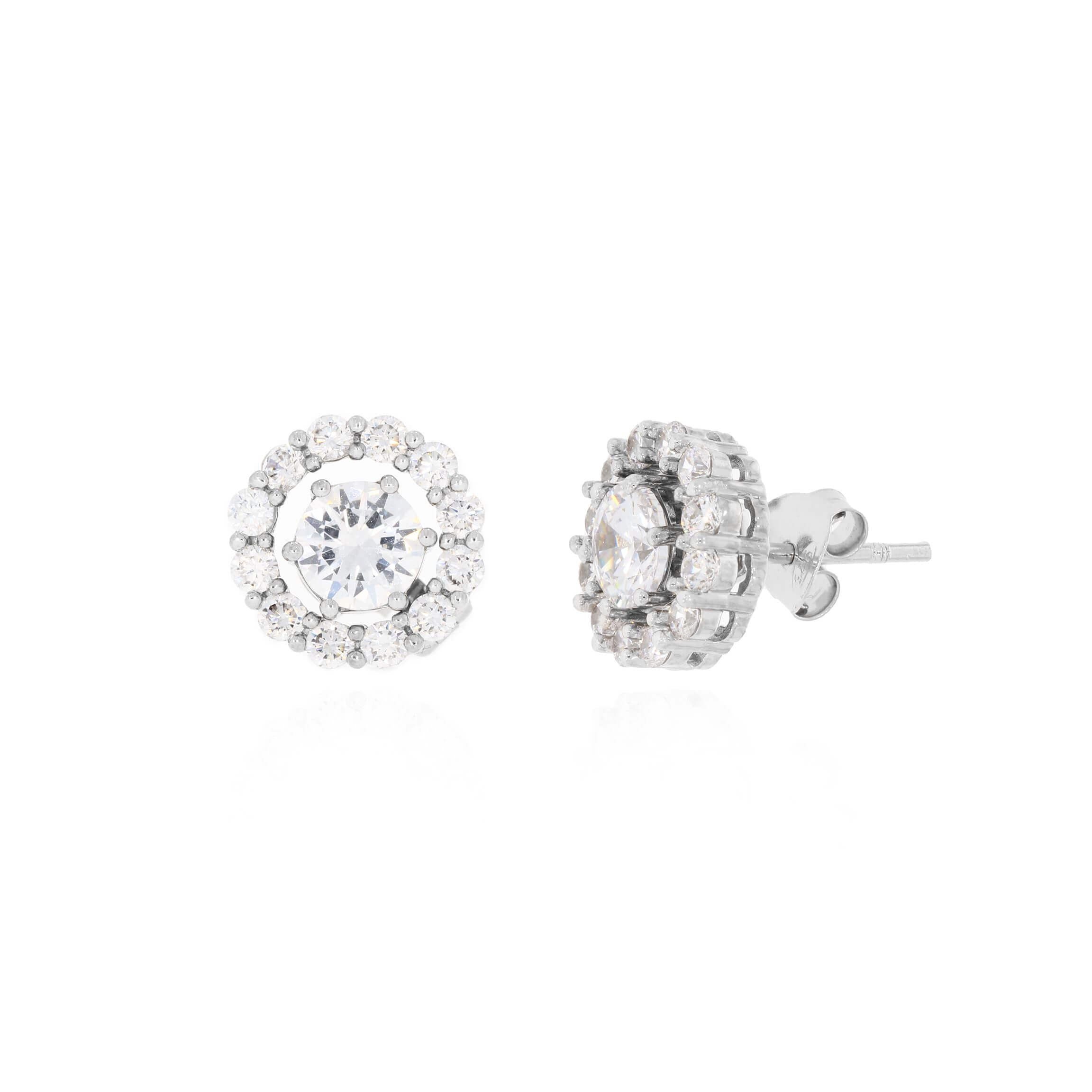 Classic Solitaire Silver Studs