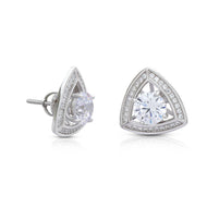 Alluring Trilliant Zirconia Studs