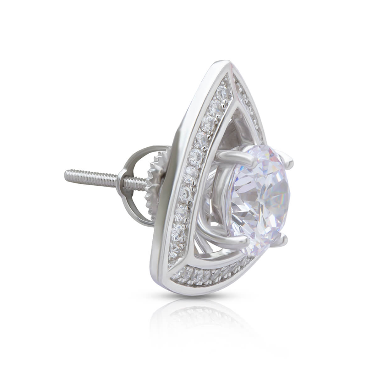 Alluring Trilliant Zirconia Studs