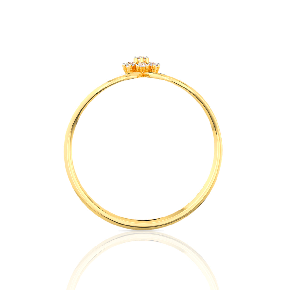 Precious Dainty Gold Ring for Women