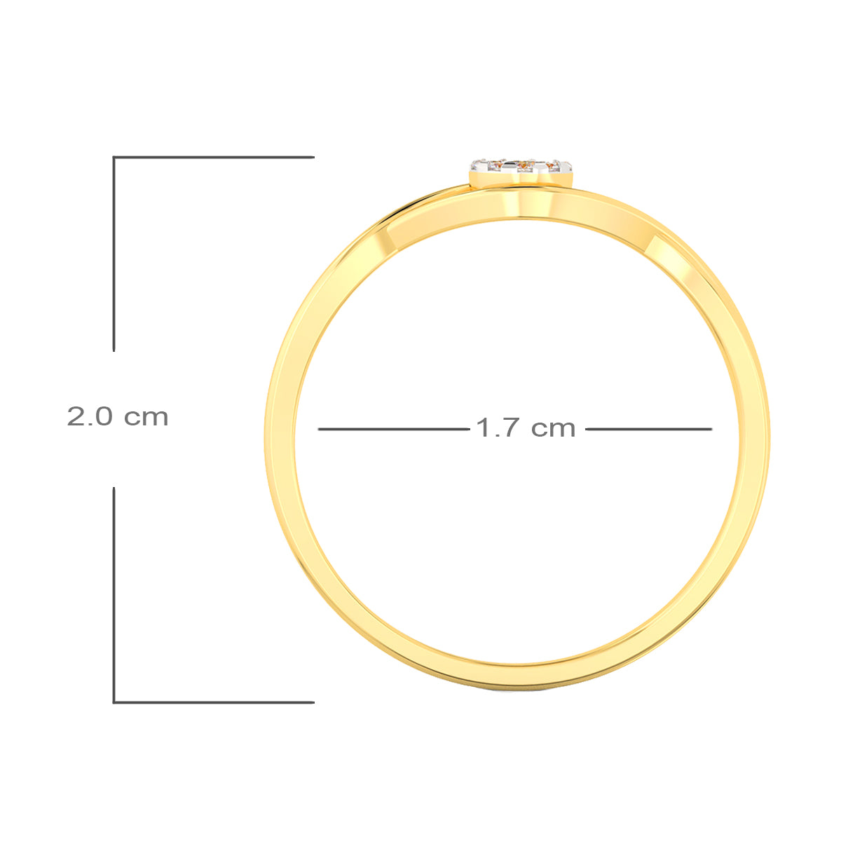 Pure Grace Gold Ring for Women