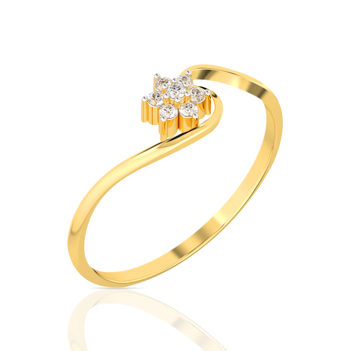 Starry Grace Gold Ring for Women