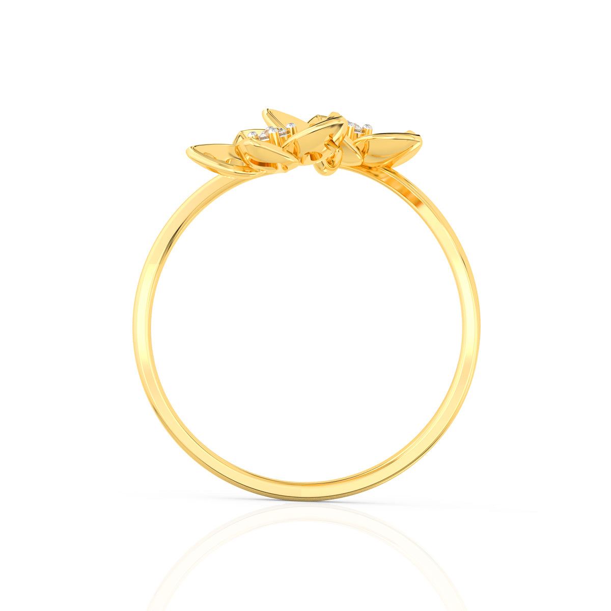 Cheerful Grace Gold Women Ring