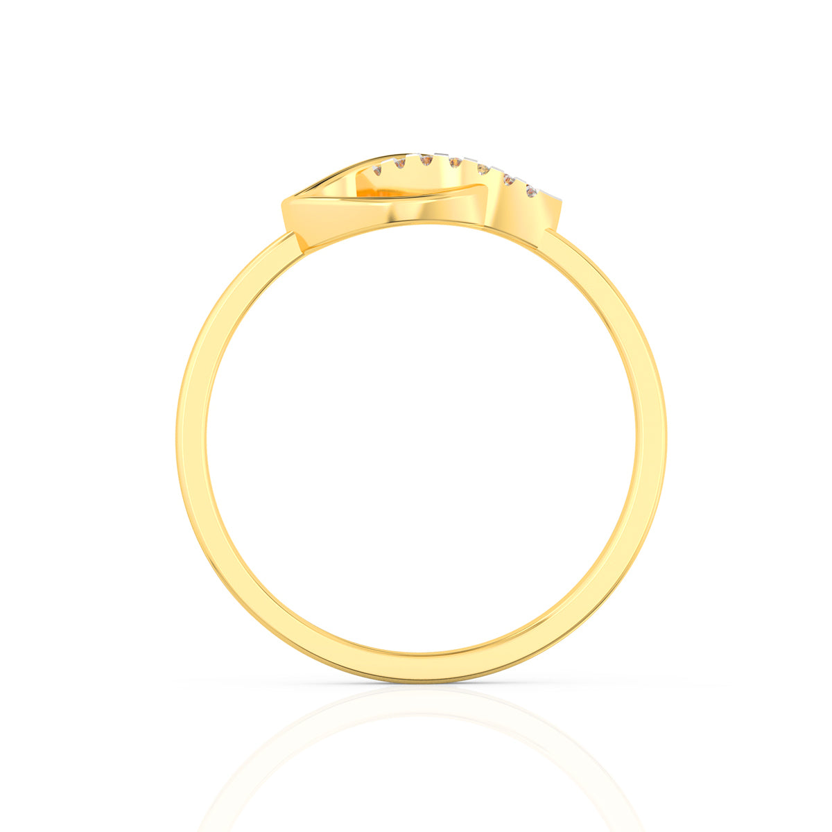 Captivating Glow Gold Ring for Women
