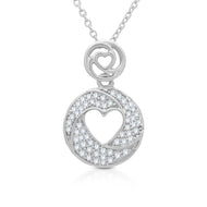 Silver Joyful Heart Pendant