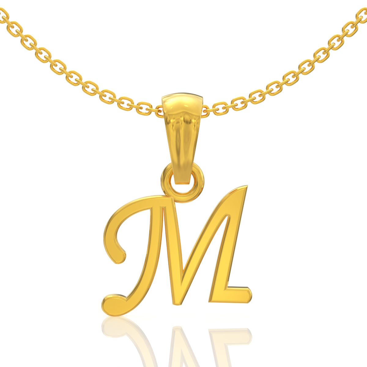 M Shaped Shimmer Pendant