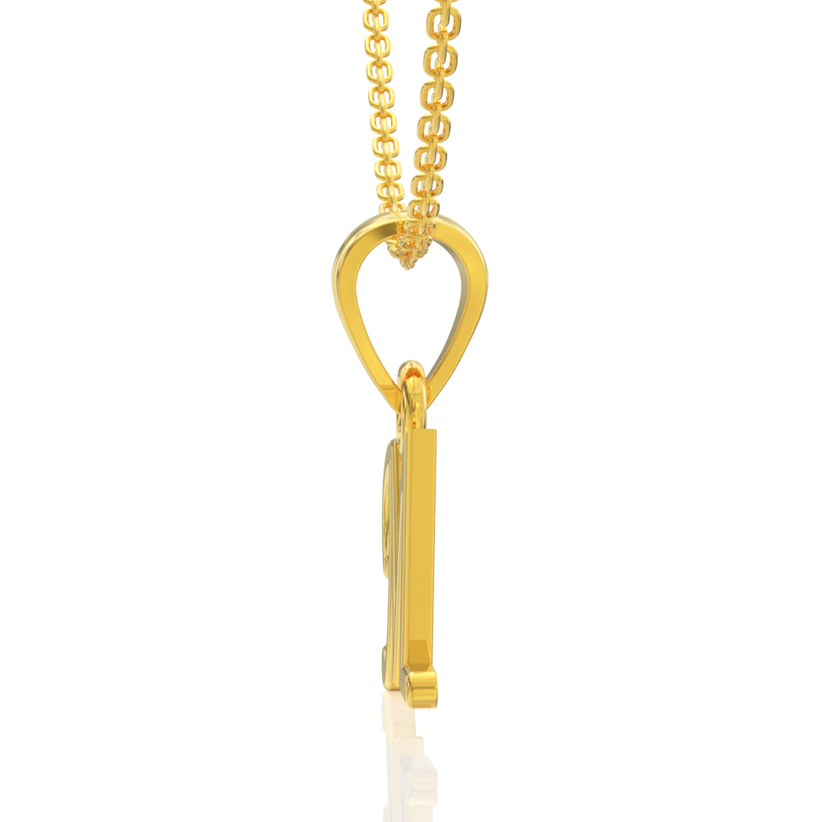 M Shaped Shimmer Pendant