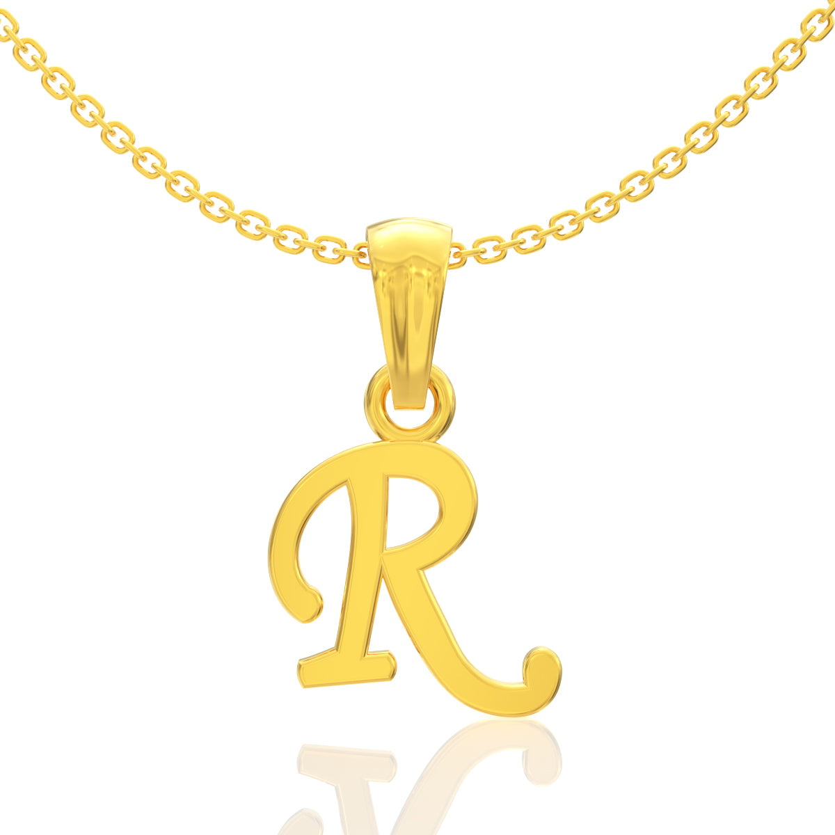 Regal Bloom "R" Pendant
