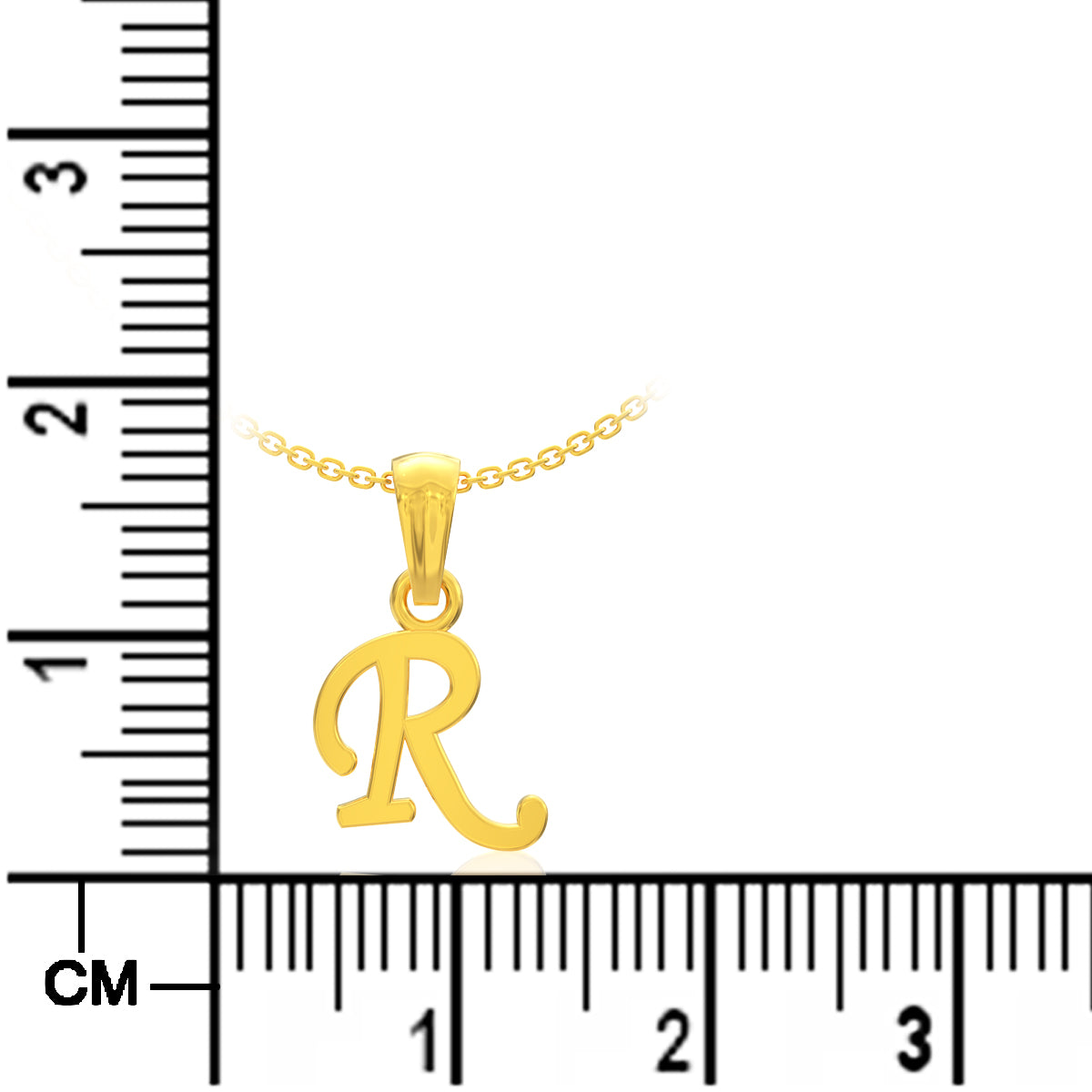 Regal Bloom "R" Pendant