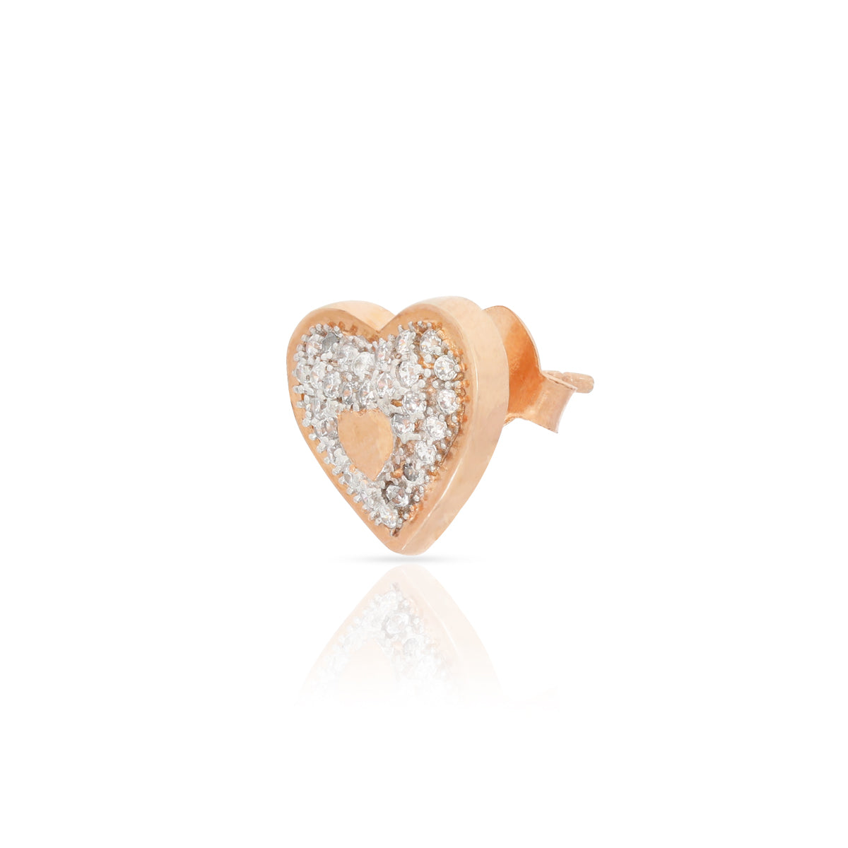 Sterling Silver Heart Pendant Set