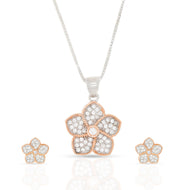 Glorious Silver Pendant Set