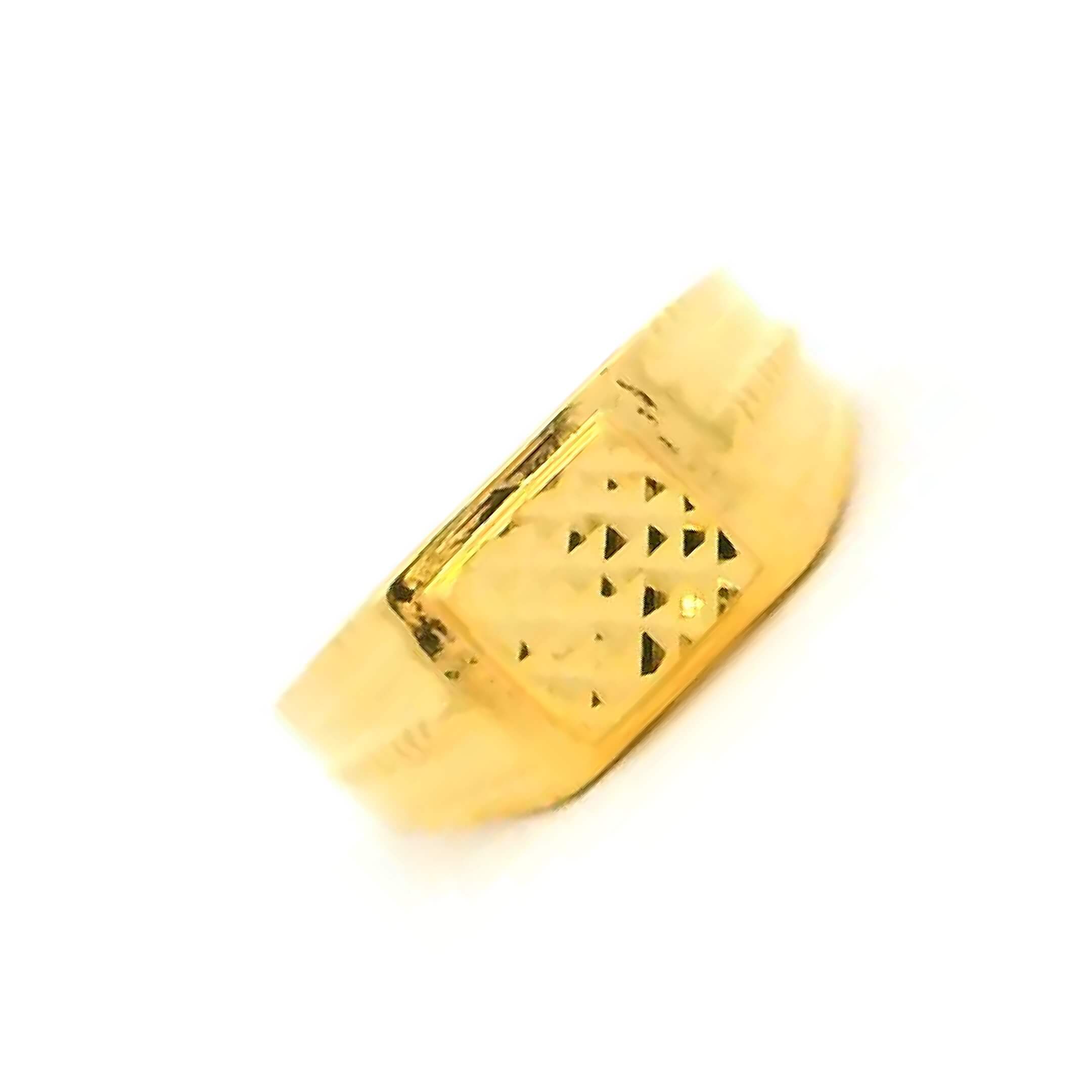 Bold Shine Gold Ring for Kids