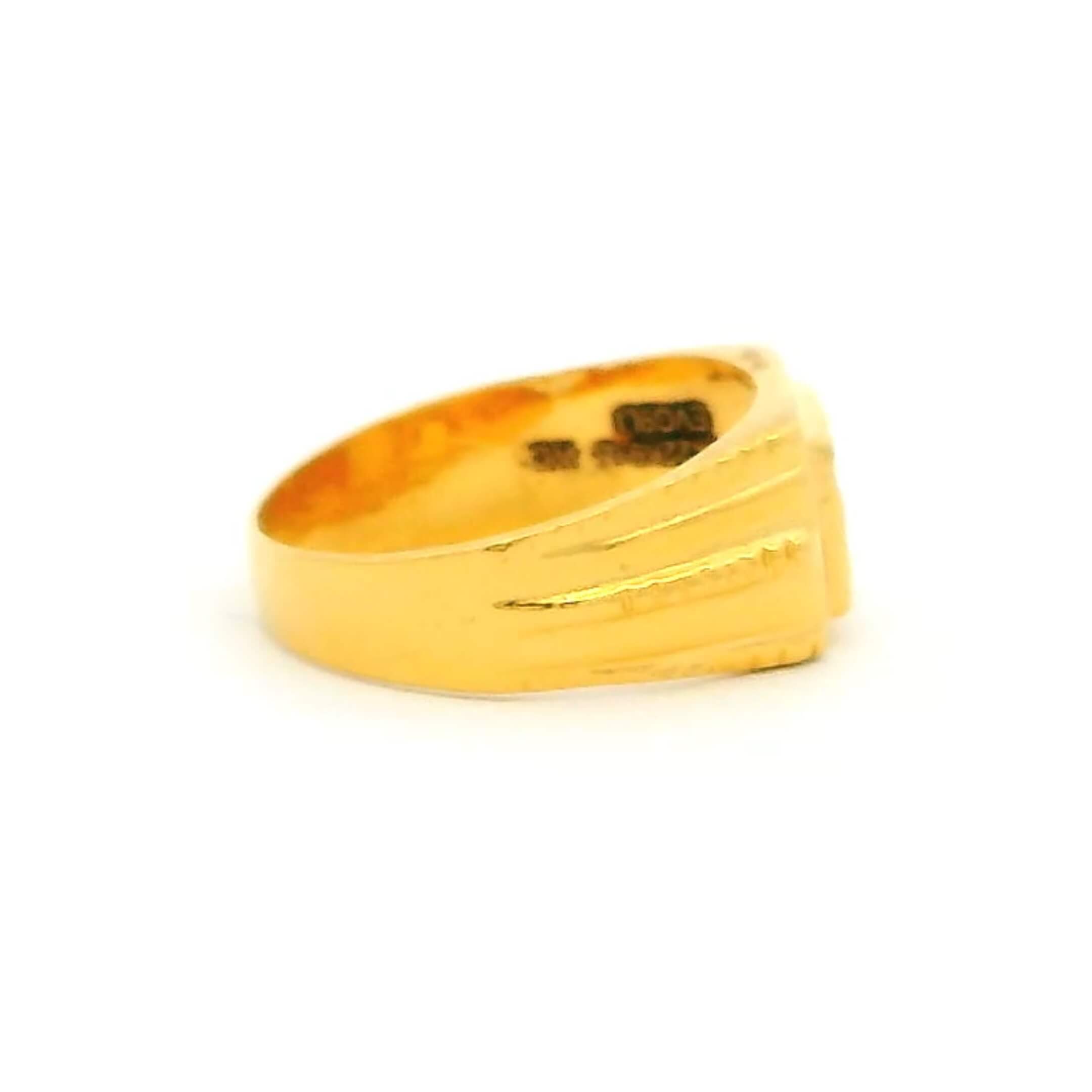 Bold Shine Gold Ring for Kids