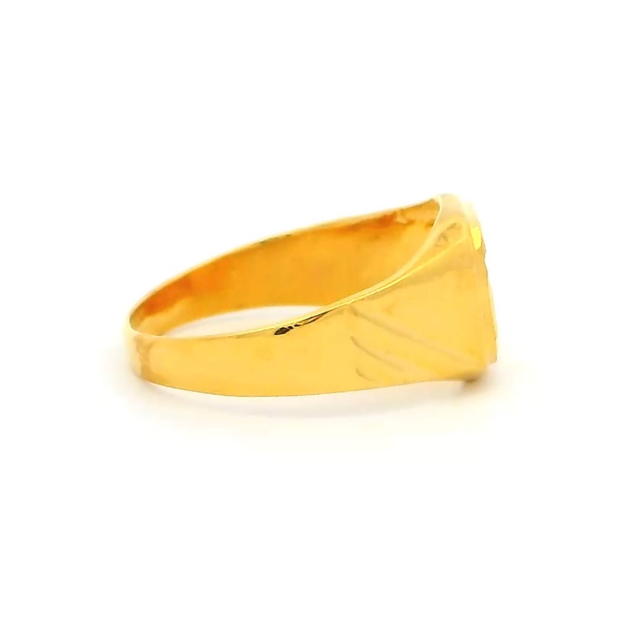 Bold Elegant Gold Ring for Kids