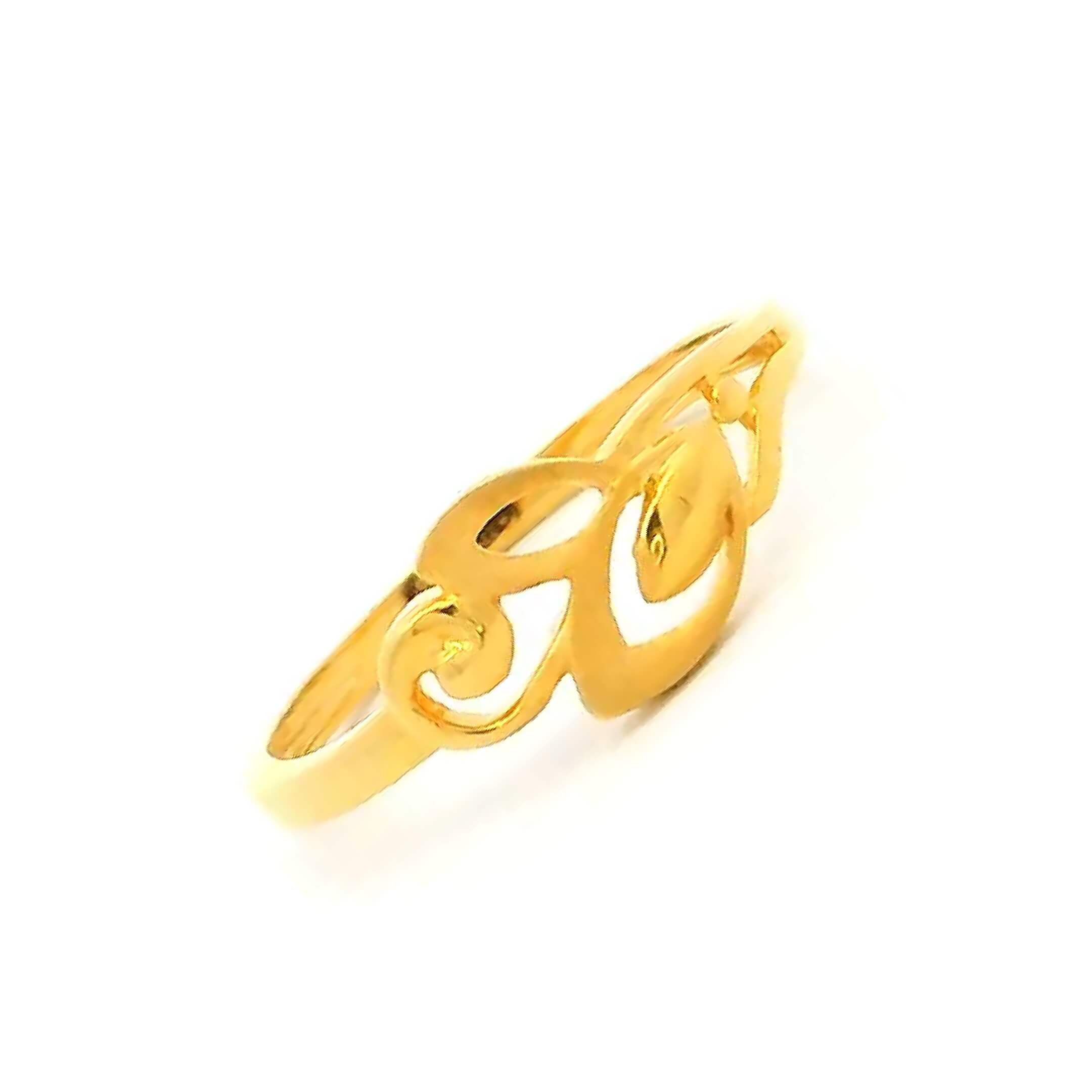 Ritzy Shine Gold Ring for Kids