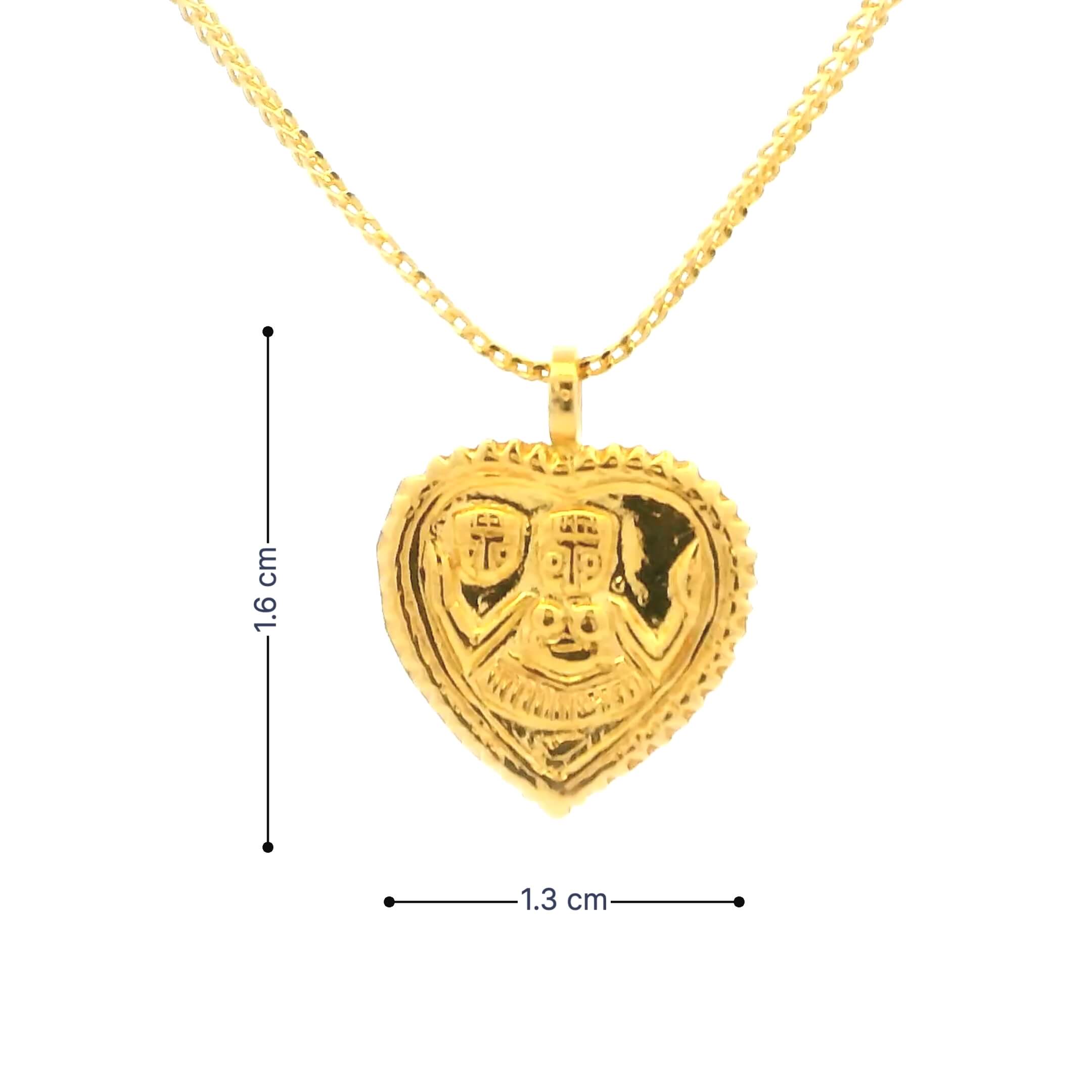 Holy Jaganath 22K Kids Gold Locket