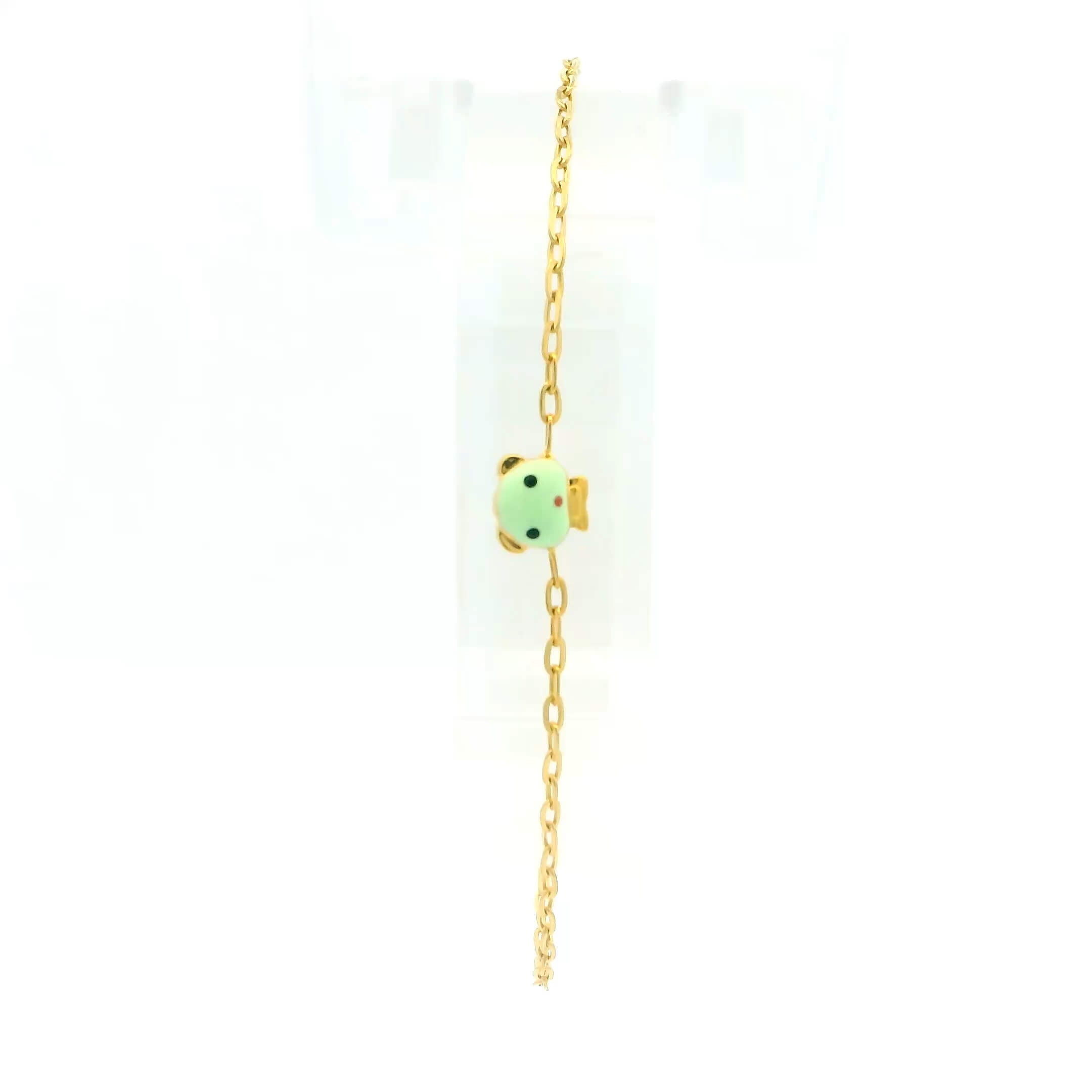 Pretty Little 14K Gold Bracelet for Kids