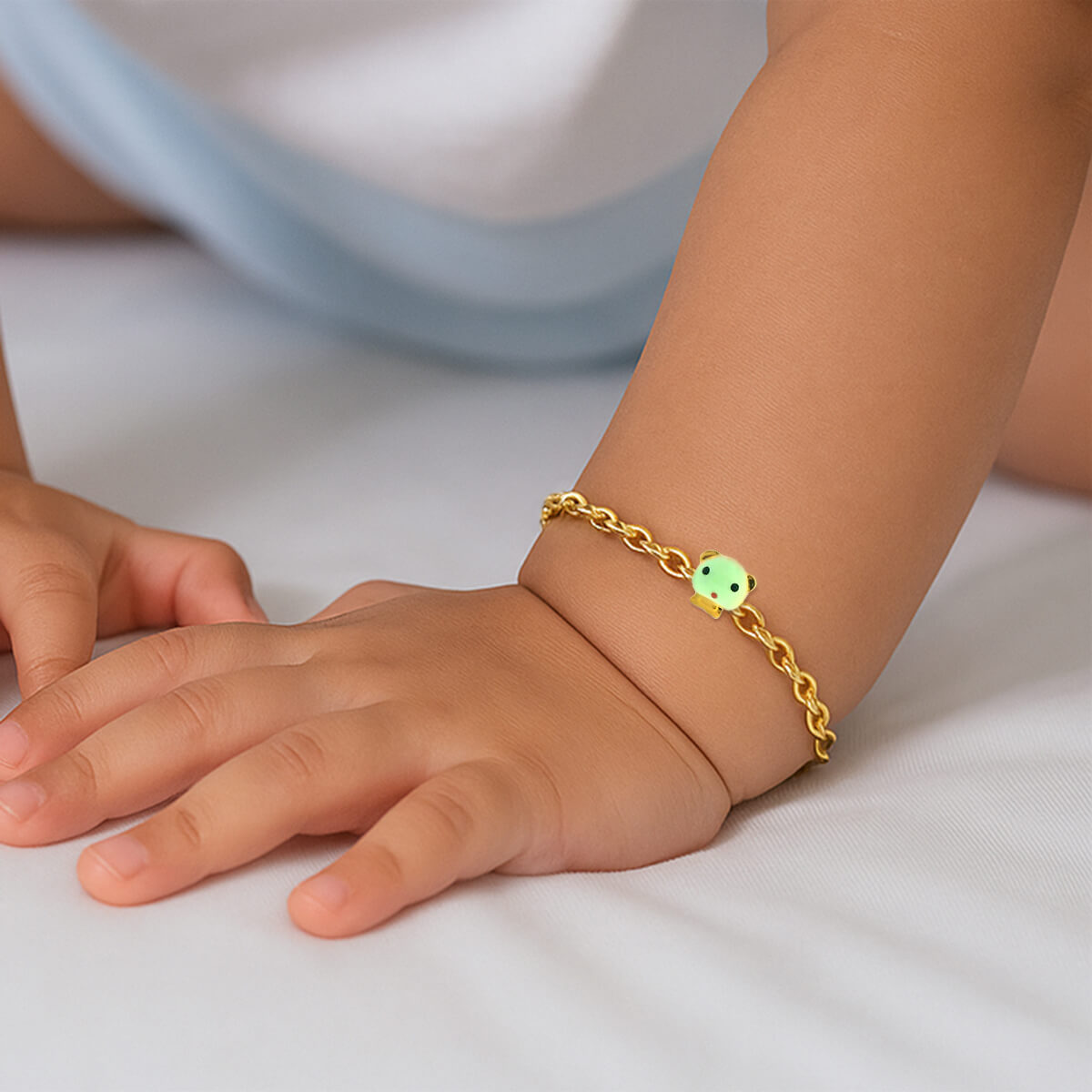 Pretty Little 14K Gold Bracelet for Kids
