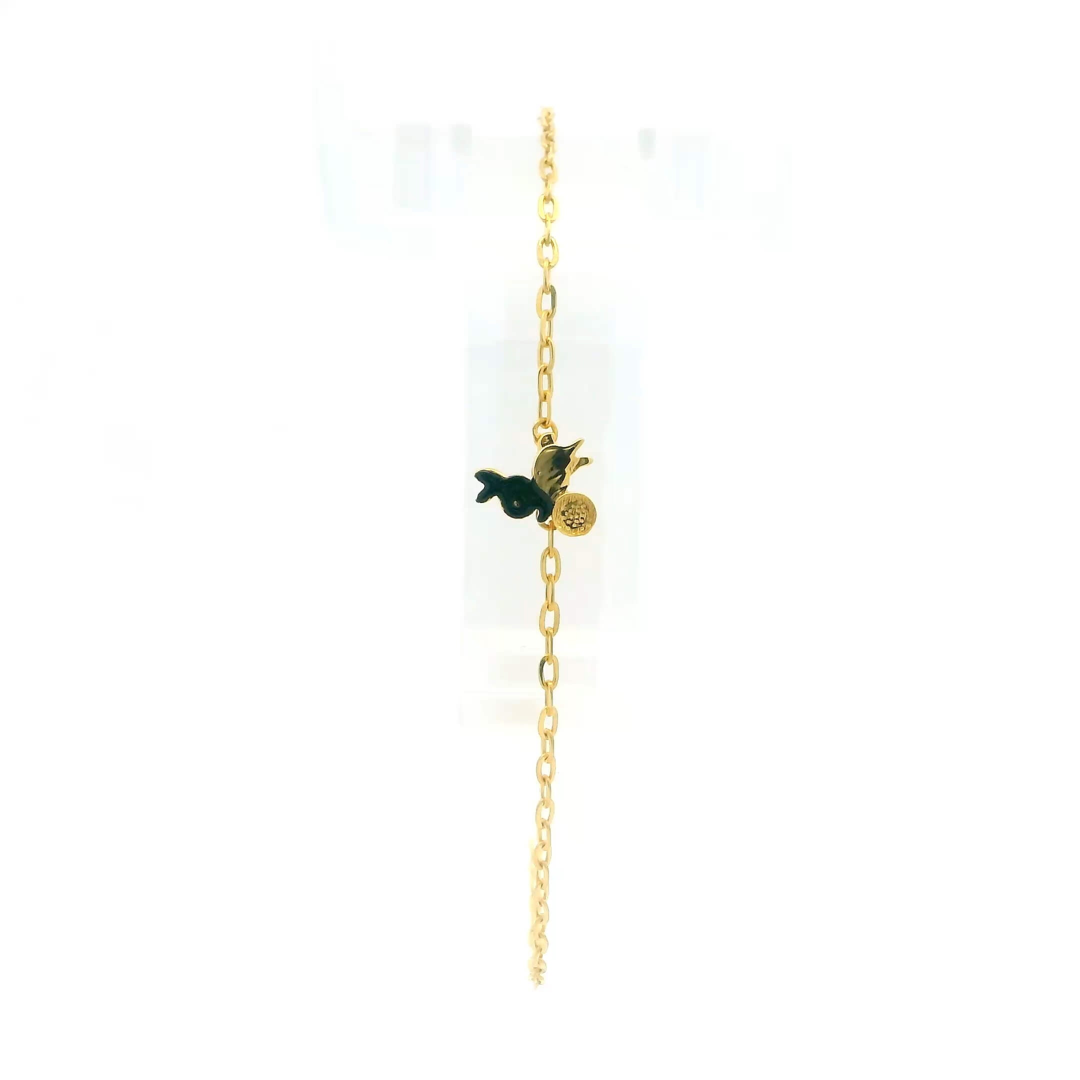 Lovely 14K Gold Bracelet for Kids