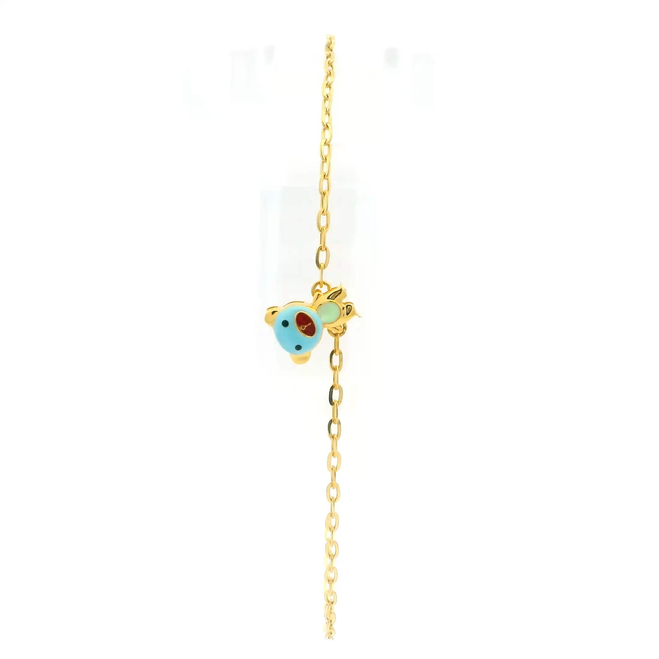 Charming 14K Gold Bracelet for Kids