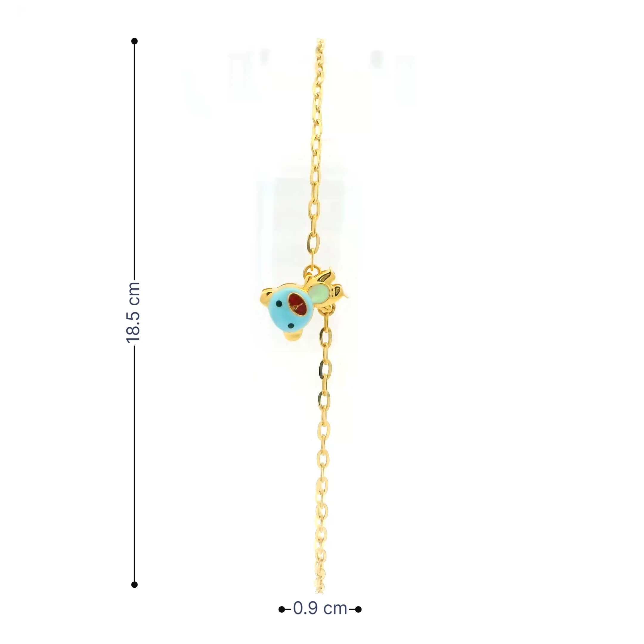 Charming 14K Gold Bracelet for Kids