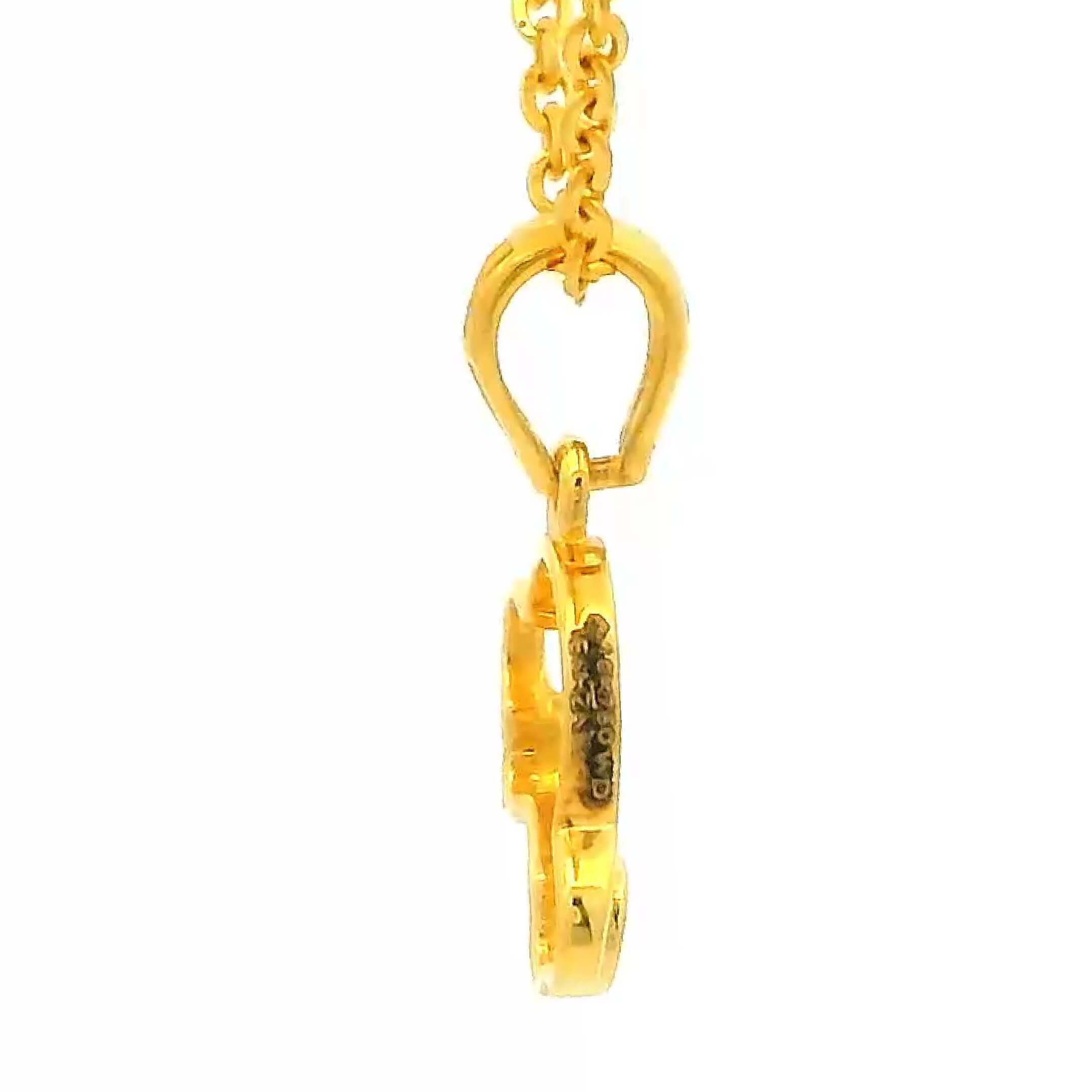 Vroom Vroom 18K Gold Locket for Kids