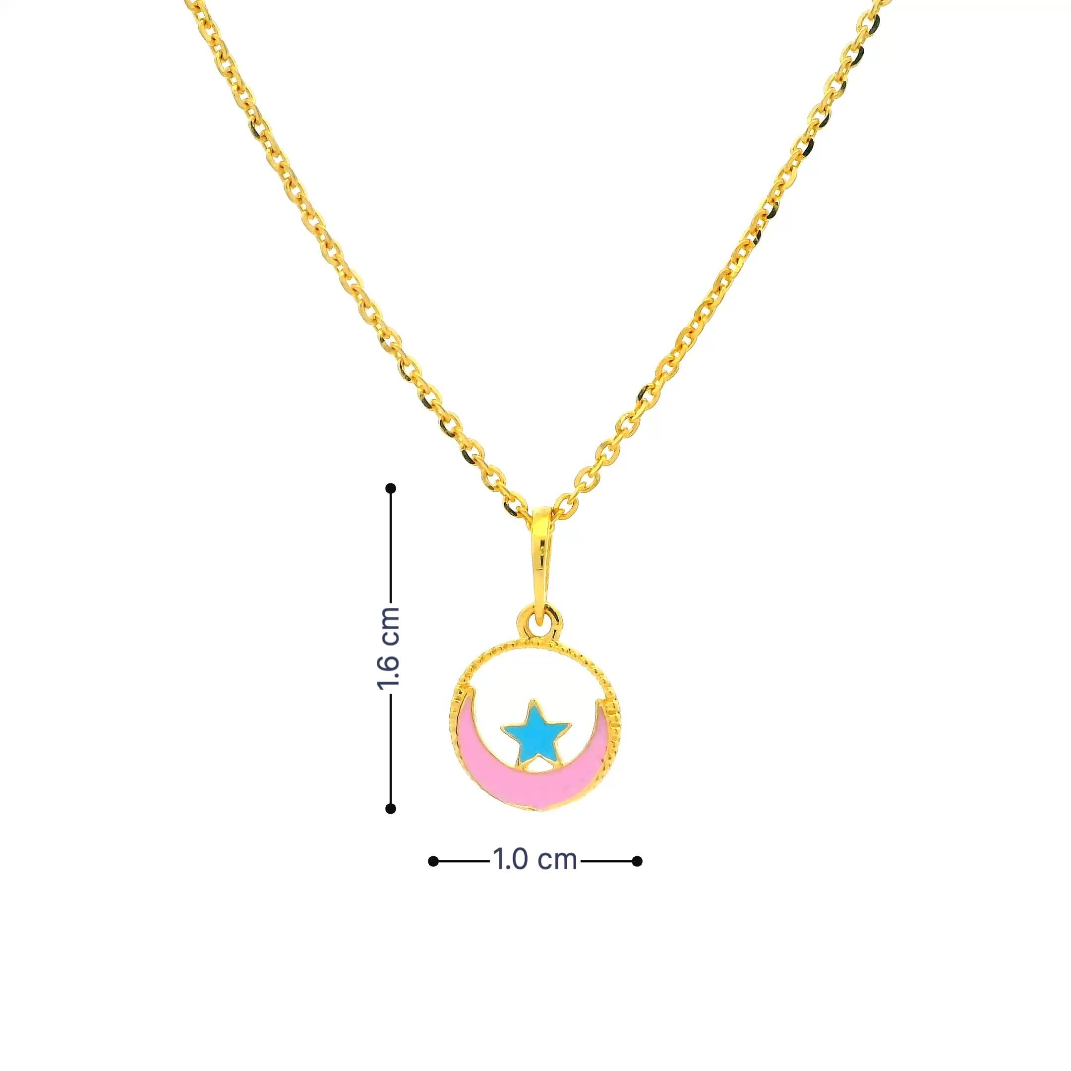 Twinkling Glow Kids Gold Locket